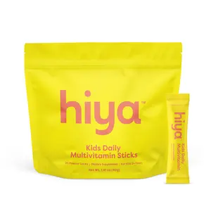 Hiya Kids Daily Multivitamin Sticks – Sugar-Free Vitamins for Kids, 15+ Essential Nutrients, No Gummies or Artificial Junk