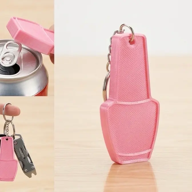 Nail Saver Soda Can Tab Opener, Ring Pull Helper Keychain