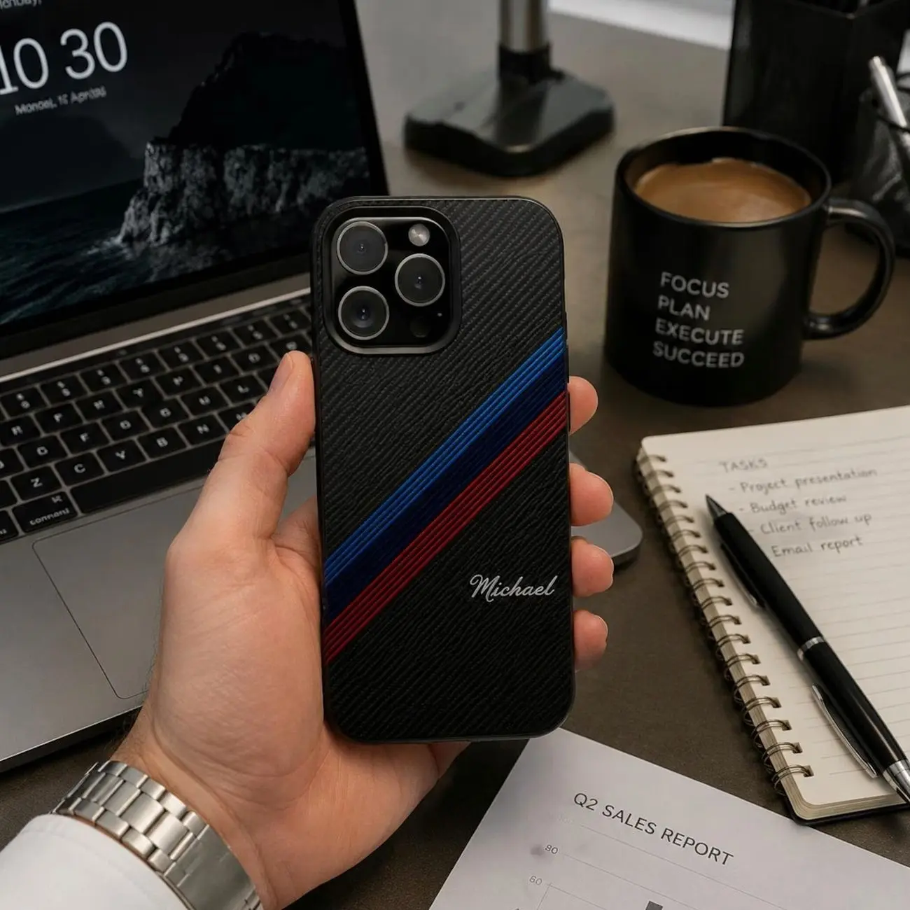 Personalized 3D Effect Phone Case for Samsung Galaxy S Series | Luxury Black Carbon Fiber Style Case | Custom Name Phone Cover, Pinterest