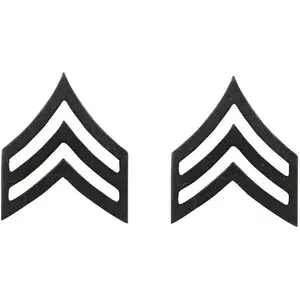 Subdued Sergeant United States Army Rank Insignia Pin