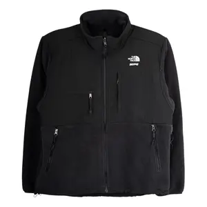 The North Face x SKIMS Women's 1995 Retro Denali Fleece Jacket, Onyx, Menswear Casual Tops & Coats