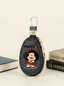 1pc Mafalda Wallet, Coin Purse,Unique Design Keychain Bag, Keychain Attachment, Compact & Stylish Accessory, Perfect for Daily Use, Ideal Gift Option