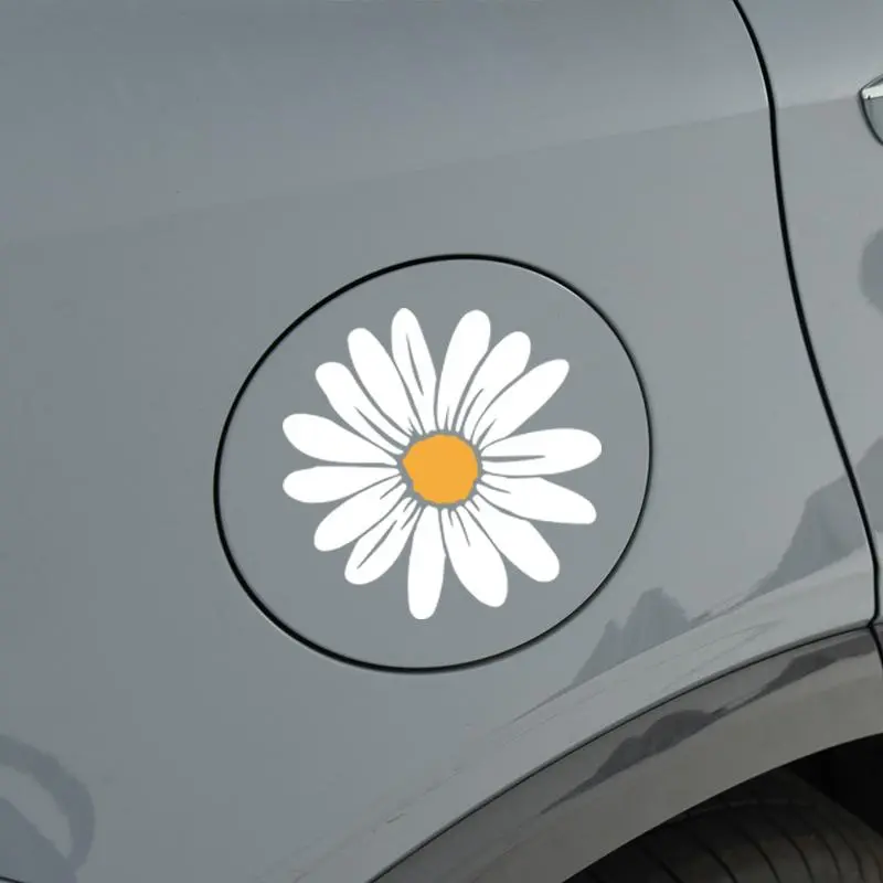 3pc beautiful daisy modelling car sticker modification personality waterproof sticker motorbike car decoration accessories