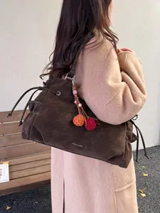 Vintage Retro Tote Bag New Fashion Large Capacity Commuter Bag Fall Winter Post-Apocalyptic Handbag Motorcycle Bag