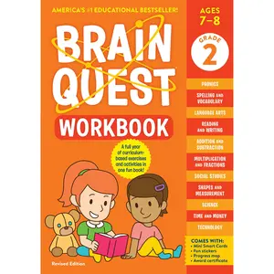 Brain Quest Workbook: 2nd Grade Revised Edition -- Workman Publishing - Paperback