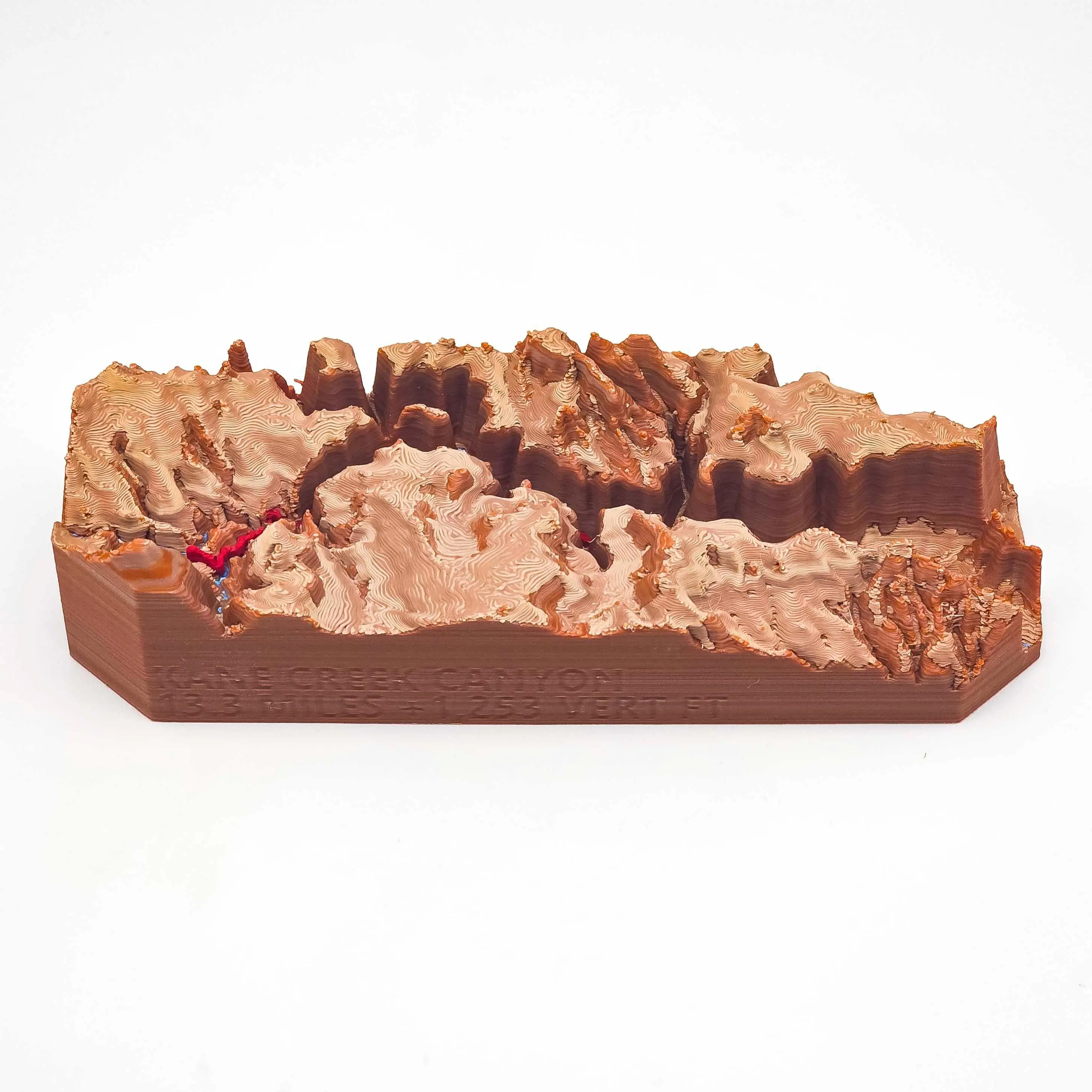 Kane Creek 4x4 Trail, Moab - 3D Printed Topographical Map
