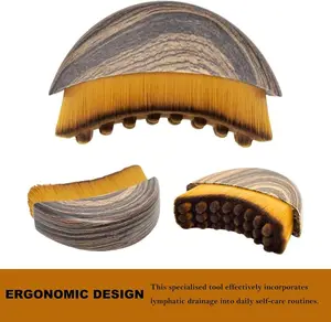 1/2PCS Lymphatic Contour Face Brush, Lymphatic Brush Set – 1 Brush With Box, Contour Face Brush For Lymphatic Drainage, Lymphatic Drainage Massager