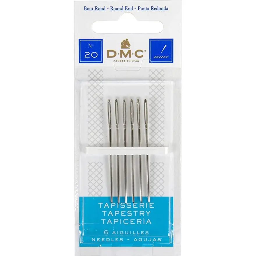 DMC Tapestry Needles - Sz 20 - 6 pack DMC Tapestry Needles - Sz 20 - 6 pack