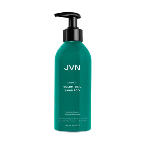 JVN Embody Volumizing Shampoo, 10 Fl Oz, Color Safe Clarifying Shampoo for Build up, Adds Fullness, Moisture and Restores Shine, Hair Care for Women and Men, Non-Toxic, Silicone and Sulfate Free