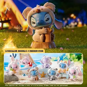Disney Lilo & Stitch Series Animal Party Blind Box Fluffy Figurine Cute Collectible Decor Perfect for Display or Gifting Random Surprise Set Holiday Halloween Christmas Gift for Kids Bedroom