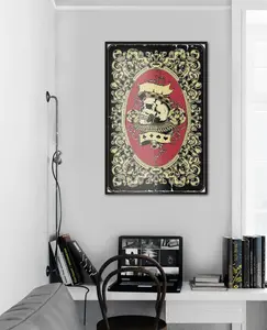 Art Print Playing Card .Halloween Decorations, Halloween Party Decorations. Halloween Hrror Movies. Spooky Halloween Decorations, Wall Decor.