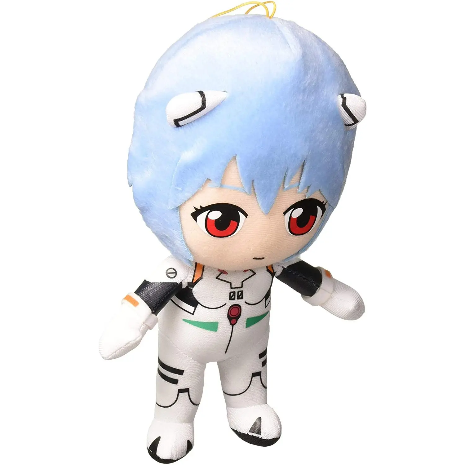 Great Eastern Entertainment Neon Genesis Evangelion Rei Plugsuit 8in Stuffed Animal - Durable, Soft, Fluffy Collectible Plush Doll