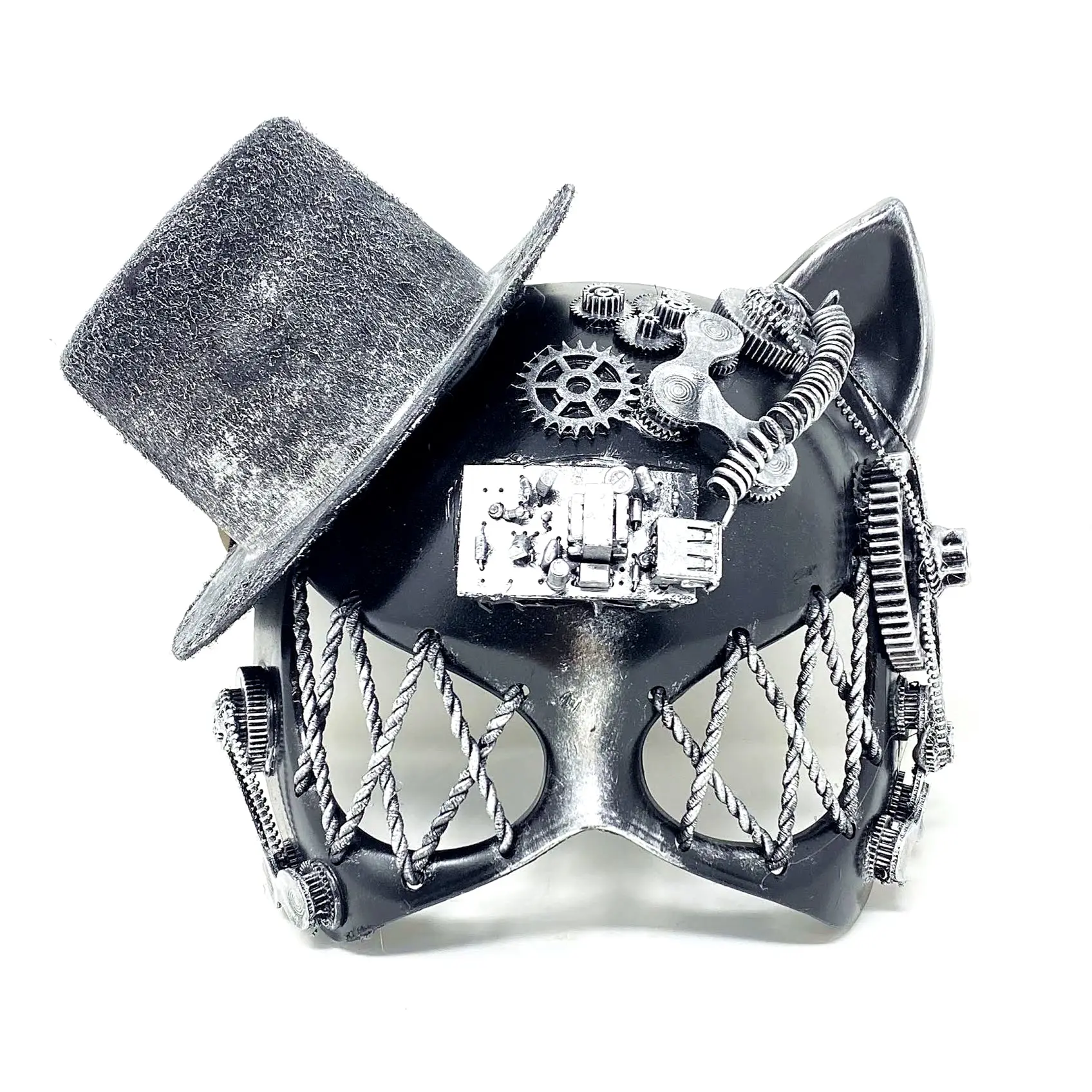 Cat Face Masquerade Steampunk Mask For Halloween Christmas Ball Party Masks