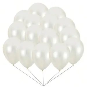 30pcs Pearl Latex Balloons Set, Mixed Sizes 5/10/12 Inches, Shiny Balloons for Weddings, Birthdays, Baby Showers, Bridal Showers, Balloon Party Supplies