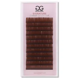 Signature Mink Brown Lashes - Classic - 0.15mm