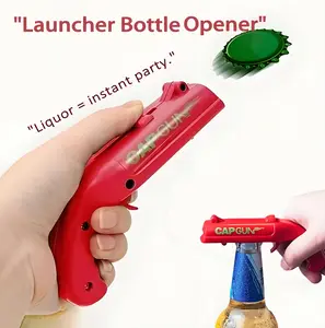 KITCHEN ESSENTIALS CLEARANCE! Creative Beer Bottle Opener, 1 Count Fun BottleCap Remover, Portable Bottle Opener for HomeKitchen Party Barbecue Outdoor Gathering Utensils Red (X1) kitchen gadgets