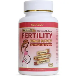 Winstown Fertility Support Tablets for Women, Prenatal Vitamin Supplement, Supports Ovulation and Conception, 60 Tablets