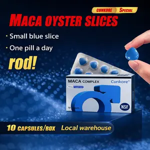 Cunkore MACA Complex - New Edition of Little Blue Pill for Men's Health & Fitness - NSF Certified Dietary Supplement for Enhanced Health and Fitness