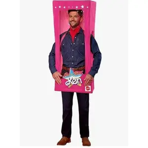 Ken Box - Barbie - Pink - Licensed Costume - Photo Booth Prop -  Adult Size