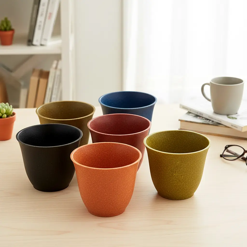 Colorful Bamboo Pot