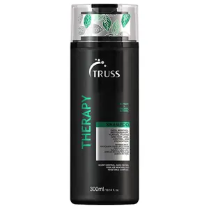 TRUSS Therapy Anti Dandruff Shampoo for Women & Men - Hair Shampoo & Itchy Scalp Treatment Infused with Menthol - Gentle Hair Care for Excess Oiliness & Flaking - pH Balanced & Paraben-Free (10.14 oz)