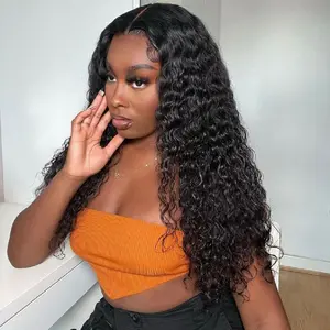 7x6 Glueless Wigs 6x4 Deep Wave Wig Pre Cut Lace Wigs Human Hair Wig 180 Density Pre Plucked 6x4 Deep Wave Closure Wig Pre Cut Wigs Human Hair Curly Glueless Wig wear fallfreshness pre cut lace closure wig