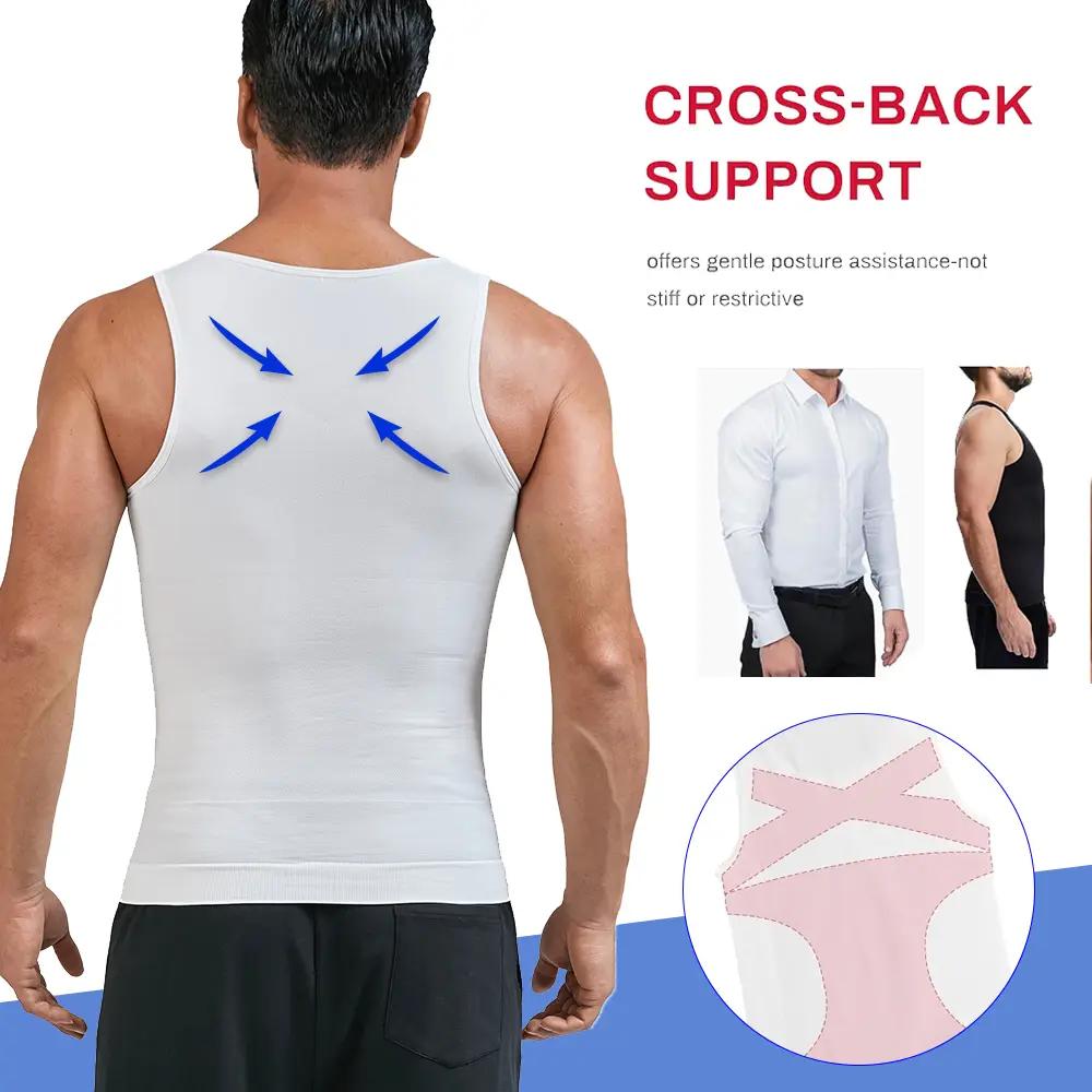 1/2/4 Pack Men Round Neck Compression Tank Top Slimming Body Shaper Vest Shirt Abs Abdomen Slim Seamless Shaping Vest Top Abdominal Corset Men GYM Workout Fitness Shirts Tank Tops Shirts Menswear & Underwear Men's For All Seasons Bestie Socks 1/2/4 Pack Men Round Neck Compression Tank Top Slimming Body Shaper Vest Shirt Abs Abdomen Slim Seamless Shaping Vest Top Abdominal Corset Men GYM Workout Fitness Shirts Tank Tops Shirts Menswear & Underwear Men's For All Seasons Bestie Socks