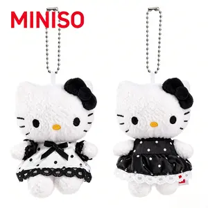 MINISO Hello Kitty Polka Dot Series Sitting Magnetic Plush Pendants. Made of soft fluffy material with lovely polka dot design, built-in magnet for fun usage. Cute bag accessories, nice collectibles and thoughtful gifts