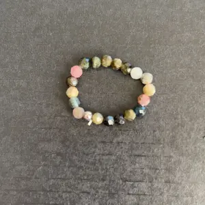 Gemstone Beaded Ring Natural Stone Jewelry Crystal rings