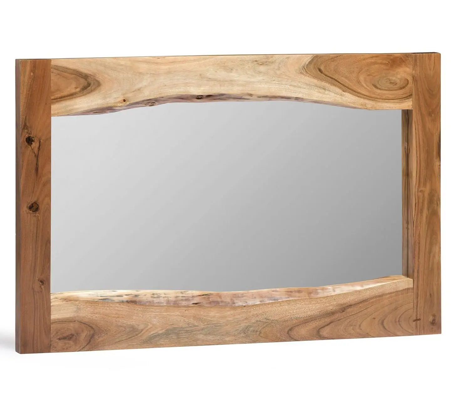 Alaterre Furniture Alpine 48" Natural Live EdgeWood Mirror Alaterre Furniture Alpine 48" Natural Live EdgeWood Mirror