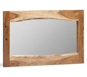 Alaterre Furniture Alpine 48" Natural Live EdgeWood Mirror Alaterre Furniture Alpine 48" Natural Live EdgeWood Mirror