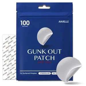GUNK OUT Pimple Patch : Spot Tech 100CT Acne Pimple Hydrocolloid Patches for Acne, Pimple, Zit