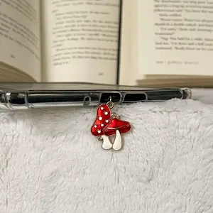 Mushroom Kindle Charm, USB-C Dust Plug Charm