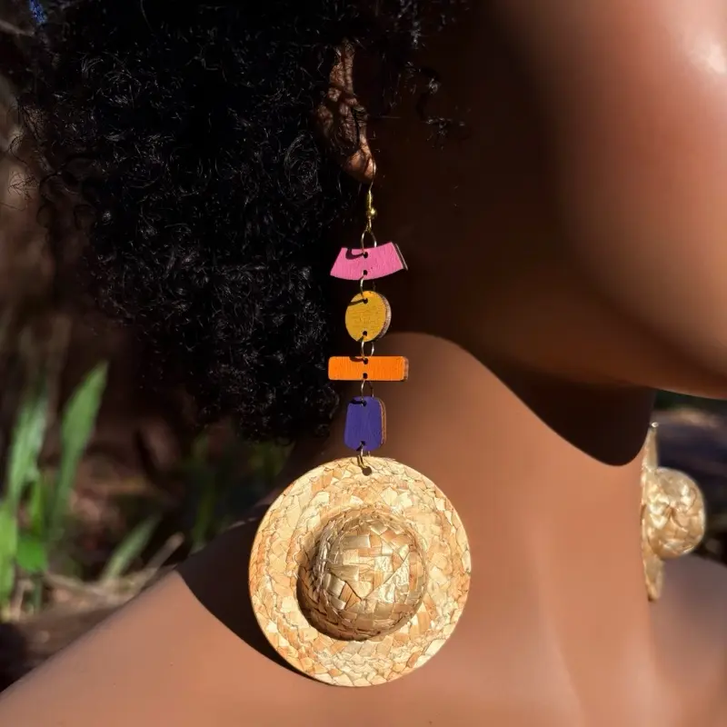Yarn earrings Yarn earrings