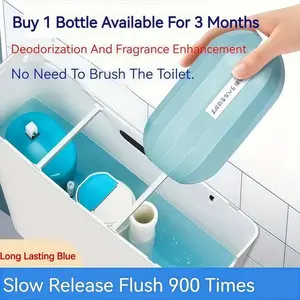 Automatic Odor Eliminator Blue Bubble Magic Box Toilet Bowl Cleaner Toilet Tank Cleaner Fresh Scent, Stain Removal and Deodorizer for Bathroom
