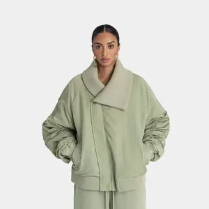 KBB by KAHLANA Women's Shawl Collar Jacket, Light Polyester Fabric, Everyday Wear, With Pocket