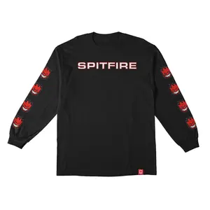 Spitfire Wheels Longsleeve Shirt Classic 87 Bighead Fill Sleeve Black/Red/White/Black