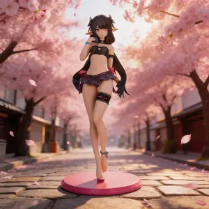 Standing Annette Figure, Anime Girl Desktop Decor, Collectible Role-Playing Toy, Ideal Gift for Anime Fans, Perfect for Bookshelves and Shelves