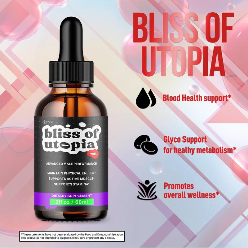 (1 Pack) Bliss of Utopia Support Drops Advanced Vitamin Supplement 30 Serve Healthcare Fitness