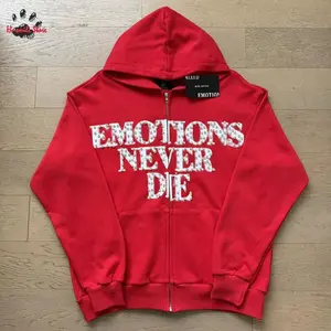 Streetwear Mixed Emotion Hoodies Men Woman 2025FW New Fashion Cotton Oversized Sweatshirts High Quality Pullovers