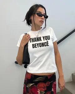 Thank You Beyoncé Baby Tee | Y2K Baby Tee | 90s baby tee | Graphic Baby Tee | Y2K Clothing