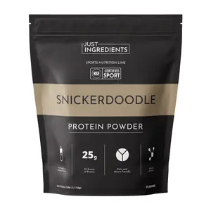 Just Ingredients Snickerdoodle Protein Powder - NSF - 25 servings | 100% Grass-fed Non-denatured Whey| Supplement | Fitness | No Artificial Flavors