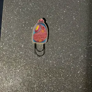 Title:      “Bullshit Remover” Bottle Paperclip Bookmark Charm – Funny Planner Accessory
