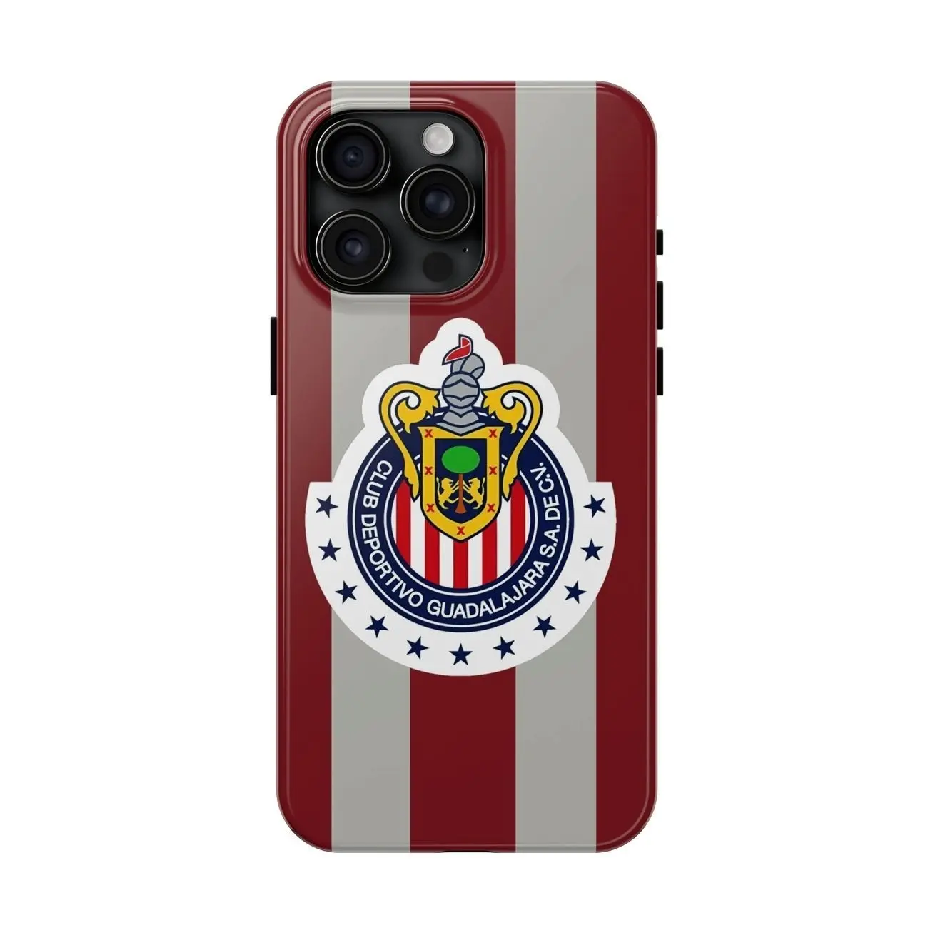 Chivas Liga Mexico Phone Case, iPhone 17 16 15 14 13 12 11 X 8 7 Pro Max/Pro/Mini, SAMSUNG GALAXY 21 S22 S23 S24 25 ULTRA PLUS Shockproof Anti-Drop Protective Cases Y