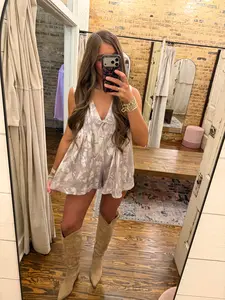 Camo Printed Romper Light