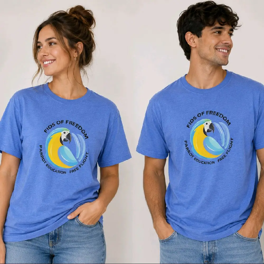 Fids of freedom, transparent logo t-shirt