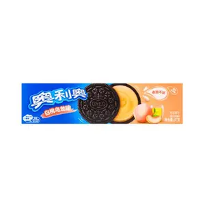 OREO Crunchy Sandwich Cookies, Peach & Oolong Tea Flavor Snack - 97g