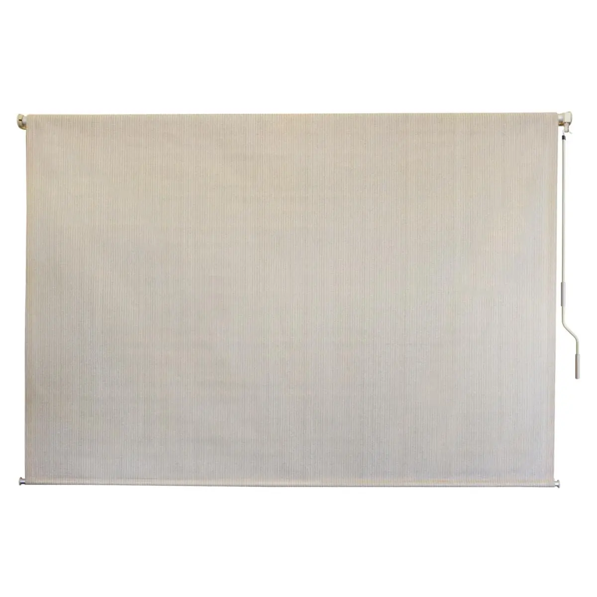 212 MAIN Outdoor Cordless Roller Sun Shade, Keystone Fabrics P7015, 48x72 in, Weatherproof HDPE Fabric, UV Block, Monterey, Includes Template