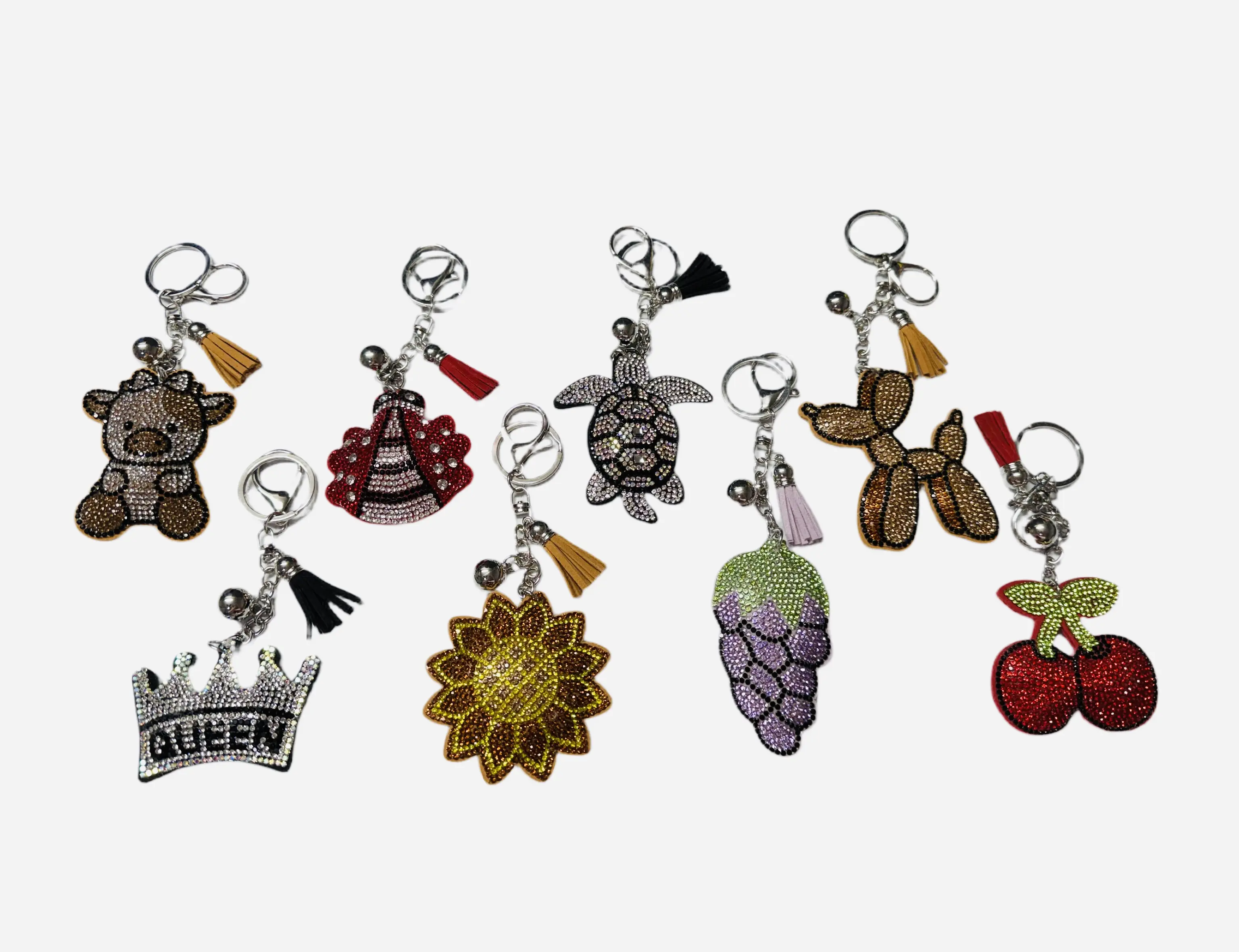 Bling Charm Pendant Keychain, Bling Accessories for Decorative Gifting