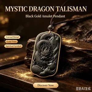 Xu Ying Gu Long · Heguang Brand Traditional Fragrance Charm | Handcrafted Carving | Eastern Men’s Portable Fragrance Charm